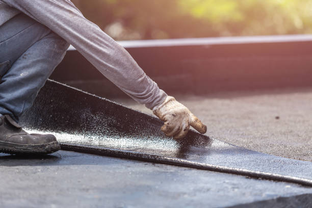 Professional Waterproofing technician working in De Graff, OH